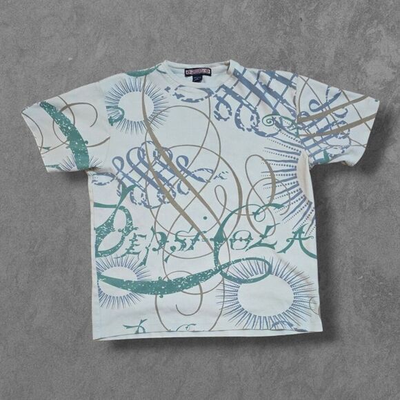 Vintage Pepsi Cola Mens Y2k Shirt Large - Picture 1 of 5